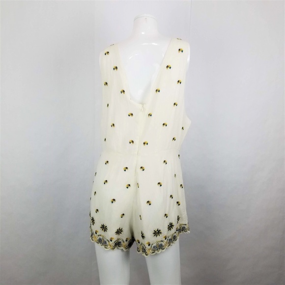 Free People Ivory White Margarita Romper - Picture 4 of 6